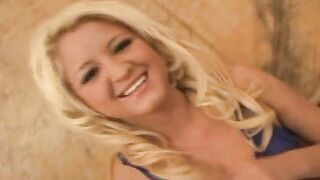 Blonde Amateur Fucks Her Long Vibrator
