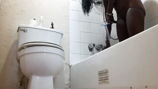 Taking A Shower Cougar Full Naked Booty Nude Street Twat Part three