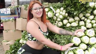 CARNEDELMERCADO - JESICA DULCE LONG BOOTY LATINA RED HEAD POUNDED HARD BY TURNED ON AGENT