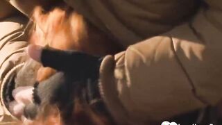 Red Head getting boned by a pile of hay