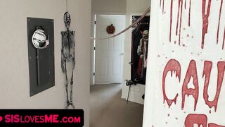 Gigantic Dick Trick Or Treat For Horny Step Sister