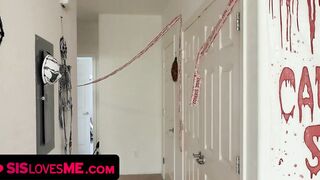 Gigantic Dick Trick Or Treat For Horny Step Sister