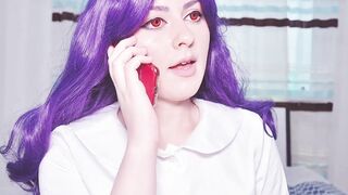 Bombshell Secretary Rize Kamishiro doesn't mind to masturbate inside front of her boss and cum squirt - Tokyo Ghoul Spooky Boogie