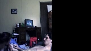 Bf trashes parents room and fucks Beauty green eyed Gf