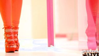 Turned On Abigail Mac Eats Penny Pax's Bushy Pussy Like A Real Vagina Addict!