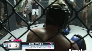 Hardcore Sex Into Cage With African Misty Stone