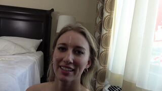 Beautiful yoga bimbos gets pounded during interview