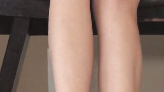 Uh la la beauty device shows what's underneath the dress