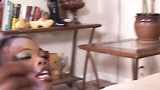 Ebony princess gets her vagina eaten while she mourns into satisfaction