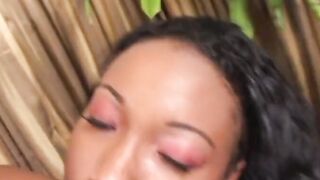 Masturbating ebony office bimbo gets licked by white dude then gets fuck