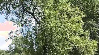 farmer sluts makes picnic into the forest