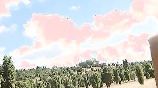 farmer sluts makes picnic into the forest