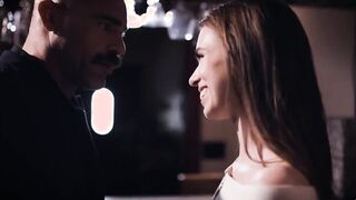 Teenie waitress Jill Kassidy seduced her married old boss