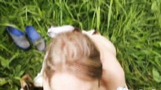 goddess licks icecream and his rock-solid pecker