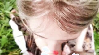 goddess licks icecream and his rock-solid pecker