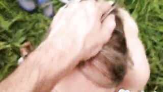 goddess licks icecream and his rock-solid pecker