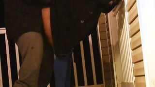 Lovers Fucking Doggy Style inside outside