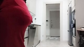 my crazy hot arab stepmom, she shows me her voluptuous bbw body