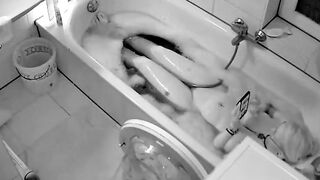 Caught Relaxing inside the bath-tub