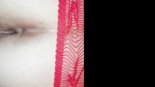 Husband finger fuck me close up
