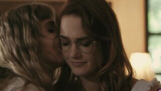 Lesbian couple with Lena Paul gotten ebony dick to get