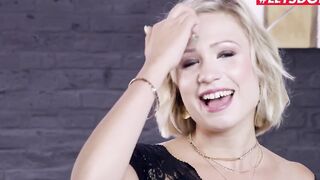 HERLIMIT - GIGANTIC BUTT BLONDE GABI GOLD GETTING DOMINATED BY long ebony penis - LETSDOEIT