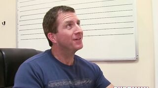 Thin Schoolgirl gets Fucked in the Classroom