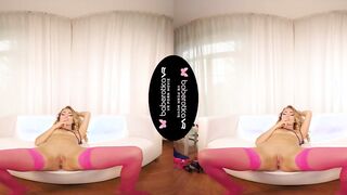 Solo Blonde Plowed! Doll, Victoria Puppy is Moaning, in VR