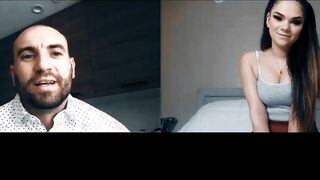 Stepdad makes 18 step daughter masturbate and spank herself