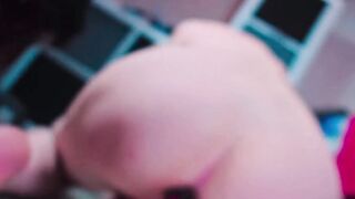 Swedish 18 Maya Johansson Ride Bad Dragon Sex Toy While Showing Off Buttplug And Ejaculates So Rough