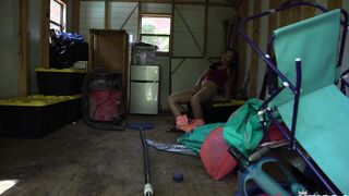 Kimmy Kim Getting Boned on the shed