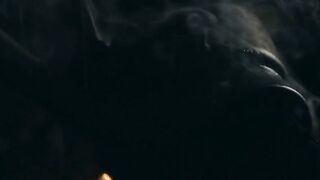 beauty Dark Haired Squirting as she Fucks herself with a Lit Candle