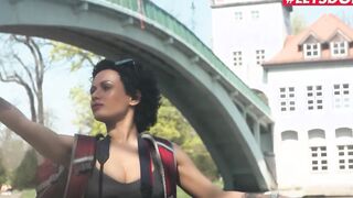 HORNYHOSTEL - OUTSIDE PHOTOSHOOT LEADS TO HOT HOTEL SEX FOR HUGE BOOBS HOT STACY BLOOM - LETSDOEIT