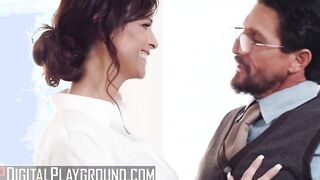 DigitalPlayground - Pretty mom Syren De Mer Fills her Pussy & Butt with a Lucky Dude's Big Cock