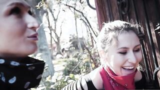 PURE TABOO Raging Lesbians Furiously Squirt all over Scumbag Realtor's House
