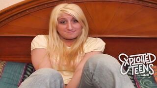 She is amazingly hot tall with blonde har and long D-cup breasts