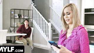 Voluptuous Bombshell MILF Lilly James Cheats on her Husband and Getting Young Studs Huge Load in her Juicy Muff
