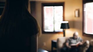 Pregnant 18 year old is desperate and turns to boyfriends dad