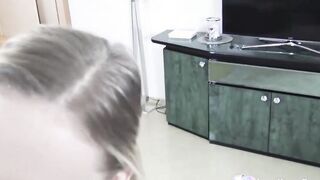 Blonde teenagers getting shafted hard in point of see