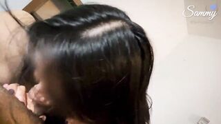 Making my Proffesor Cum Into my Small Butt (while my Bf is on the Phone) - Spanish talking english subs