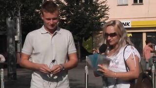 2 amateur men try a banged! with Gabrielle Gucci