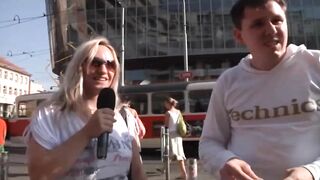 2 amateur men try a banged! with Gabrielle Gucci