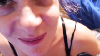 Adorable beauty give nice fellatio to her stepdad and he nailed her