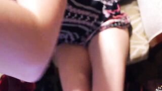 Adorable beauty give nice fellatio to her stepdad and he nailed her