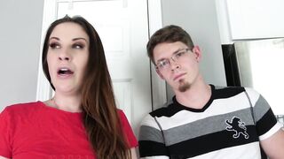Looks like we have to share a bed step sister should we pounded too?