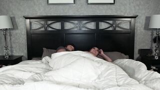 Looks like we have to share a bed step sister should we pounded too?