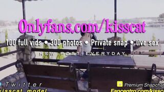 Outdoors Agent Pickup inside Outside Park with Real Sex and Cum into Mouth / Kiss Cat