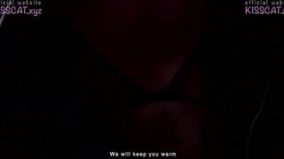 Outdoors Agent Pickup inside Outside Park with Real Sex and Cum into Mouth / Kiss Cat