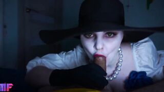 Lady Dimitrescu will banged! you. Cosplay. Resident Evil Village.