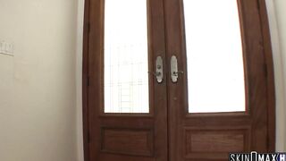 Teens Mika Loses Her Ball & Drains Her Next Door